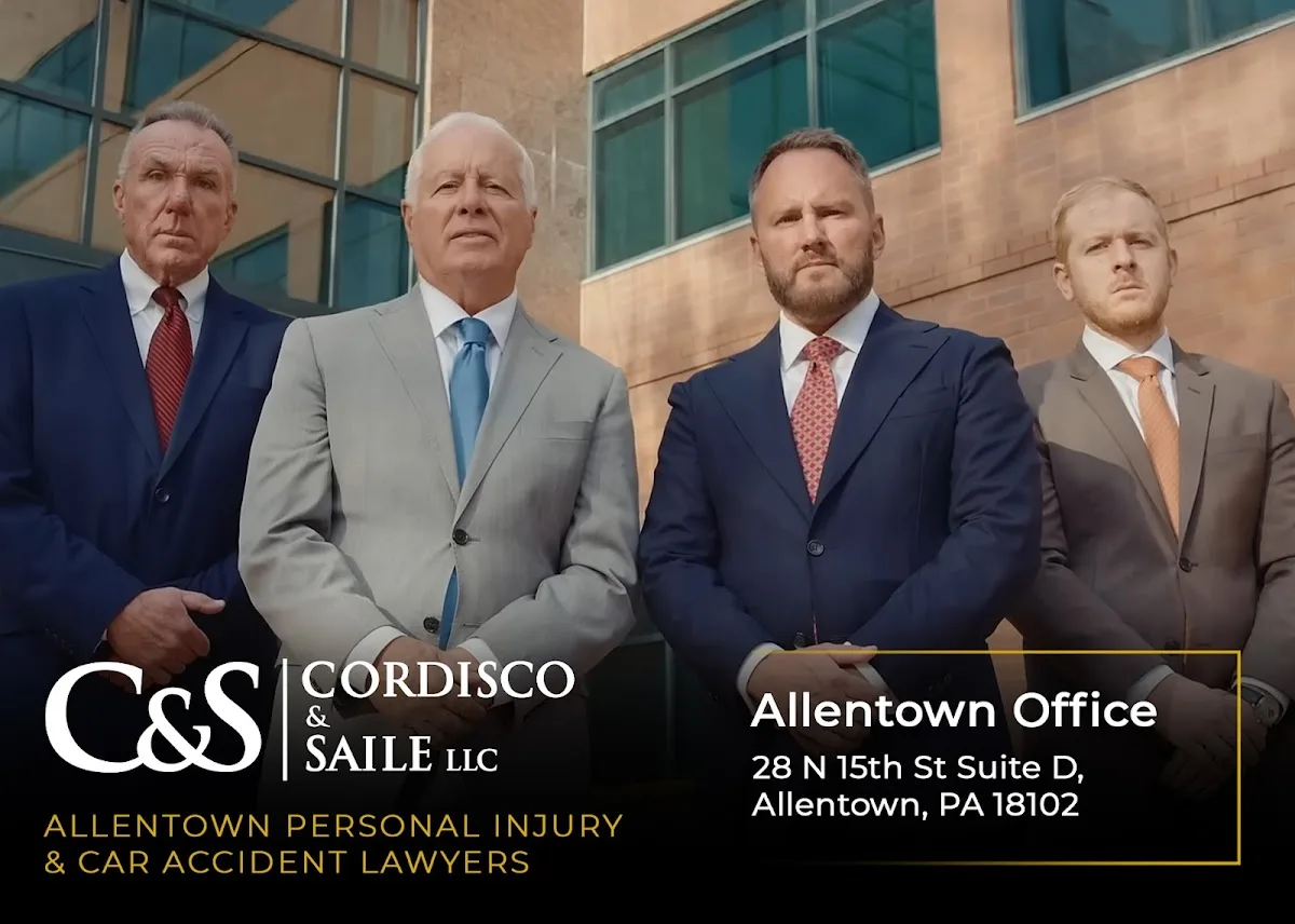 Cordisco & Saile, LLC | Allentown Personal Injury & Car Accident Lawyers